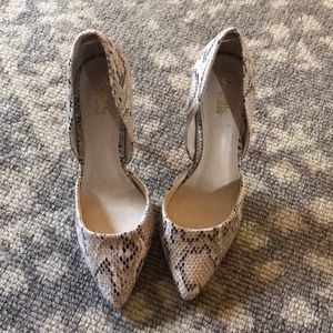 Charlotte Russe snake skin stilettos